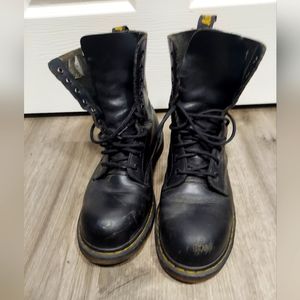 10 eye steel toe Dr Martens